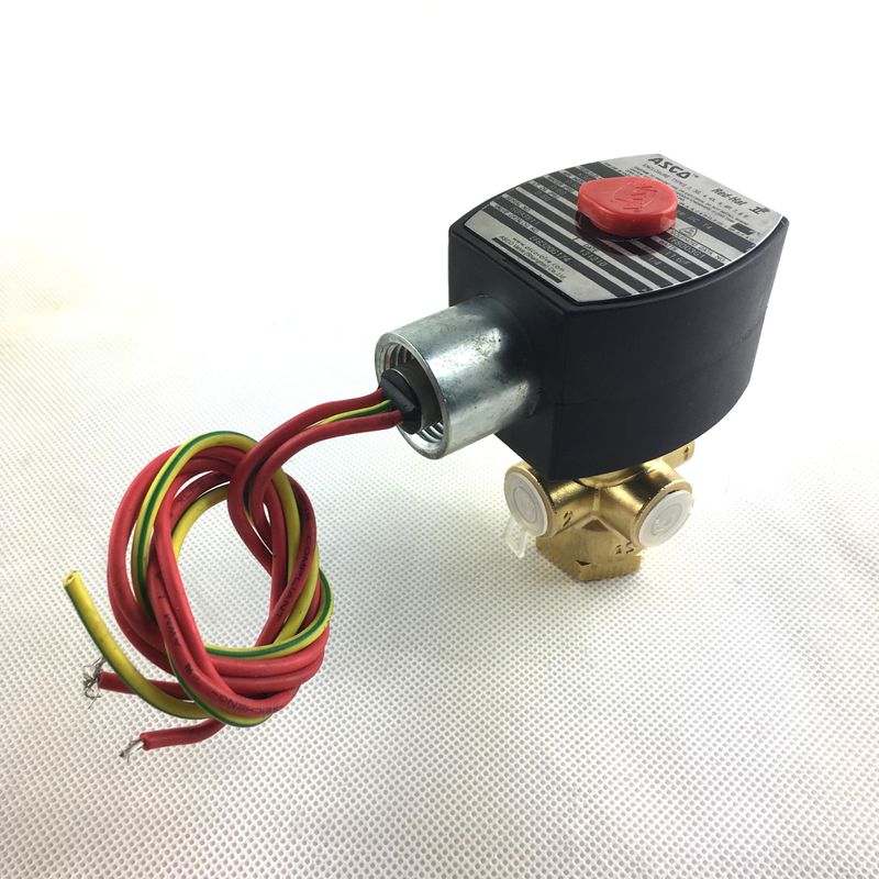 ASCO SCB320B174.230/50 NPT1/4 3/2 유니버설 청동체 NBR 시리즈 320 직동 작동 직선 전자기 밸브