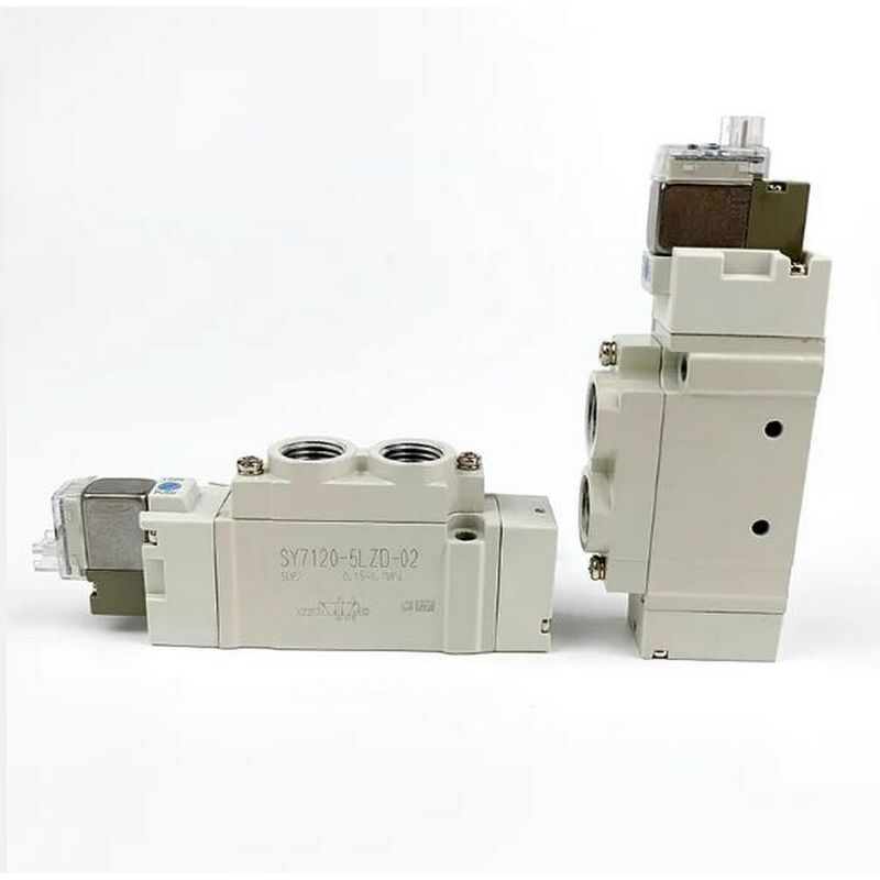 SMC SY7120-5LZD-C6 소레노이드 밸브 2 위치 단일 한 터치 부착 포트 크기 ø6 DC24V