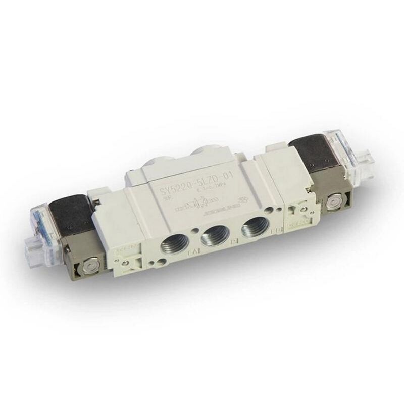 SMC SY5120-5LZD-C8 2 위치 단일 한 터치 장착 ø8 Pneumatic Solenoid Valve DC24V