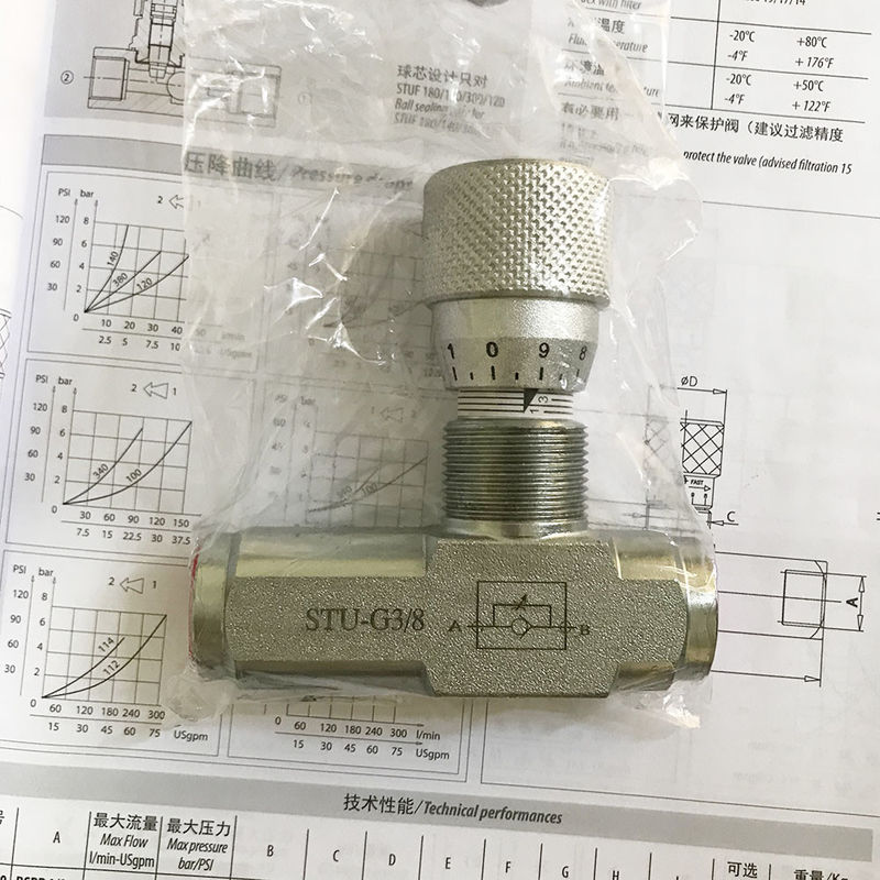 STU-G3/4 STU-NTP3/4 6인치 정밀 흐름 조절 밸브