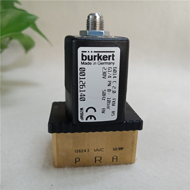 버커트 전자기 밸브 6014C 2.0 FKM G1/4 PN 0-10bar 230V 00126140