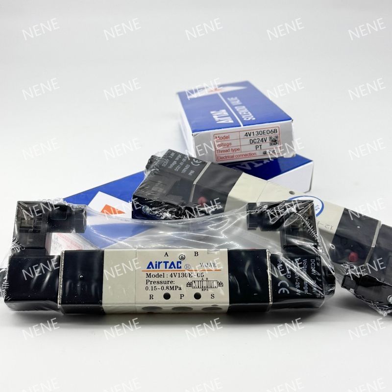 AIRTAC 4V230C-06 알루미늄 합금 체질 물질 전자기 밸브 24VDC 220V 고압 애플리케이션