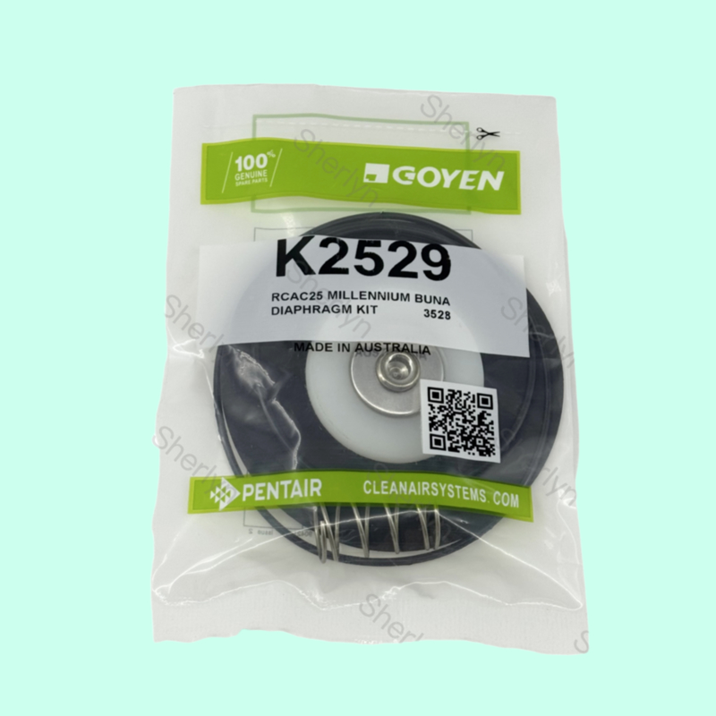 GOYEN K2529/2530 1-inch Diaphragm Repair Kit RCAC25T3/DD3/FS3 1 "Fluororubber/Nitrile Rubber
