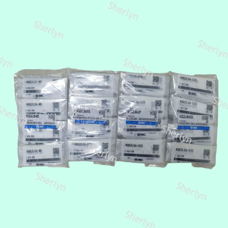 SMC KQG2L04-01S 90도 엘보 (실란트 포함) 316 스테인리스 스틸 	4 mm X R1/8