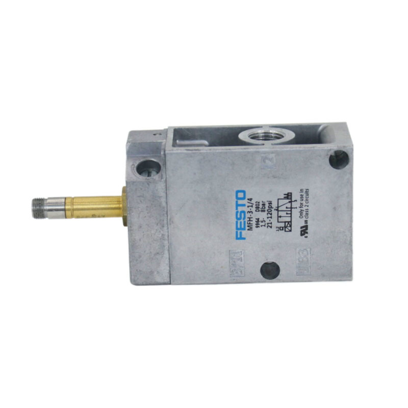 페스토 밸브 MFH-3-1/4 9964 기계 밸브, 3 포트, 폐쇄, 전기, G 1/4, 0.15에서 0.8 Mpa