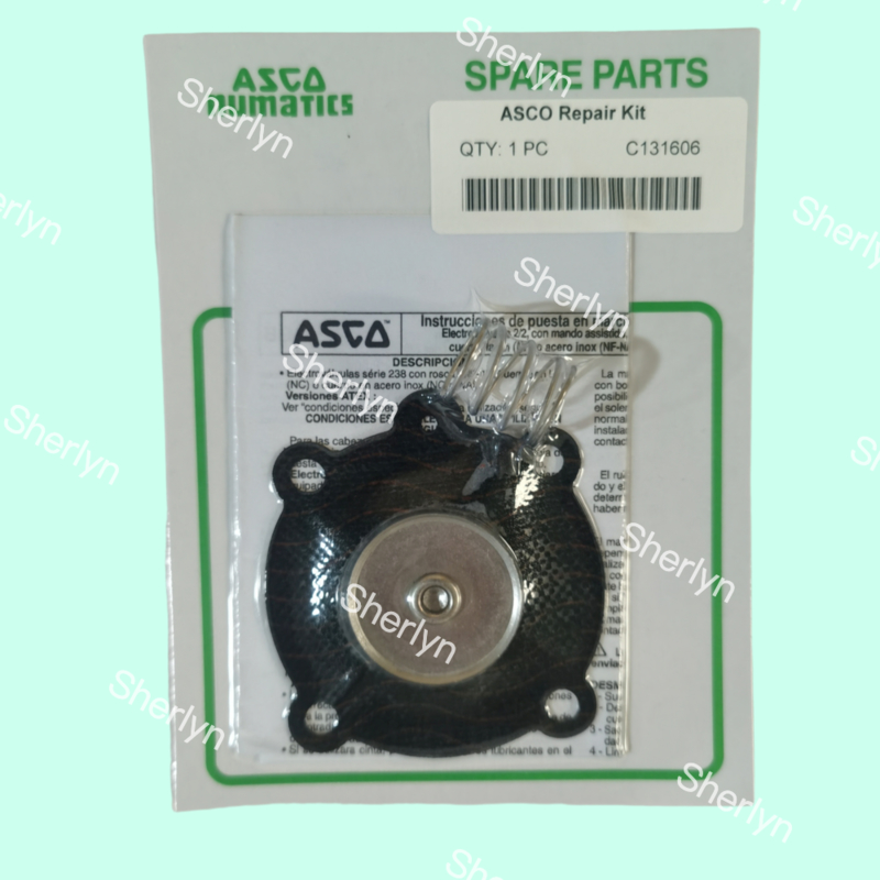 ASCO C131606 다이어프램 수리 키트 SCE238D004 SCE238D009 수밸브 다이어프램에 적합 NBR/VITON