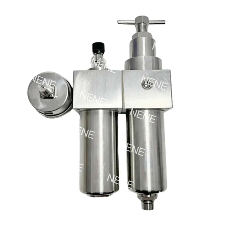 온도 조절 밸브 SFRL400-03 스테인리스 스틸 316 오일 제어 밸브 필터 필터 조절기 Pneumatic