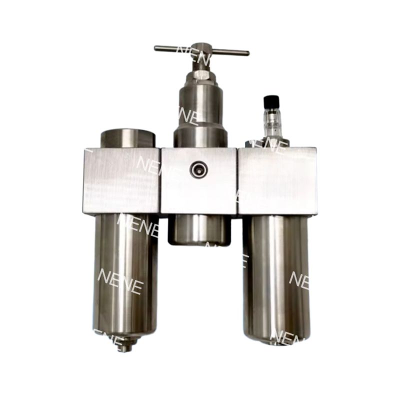 SFSRSL200 트리플 세트 스테인리스 스틸 SUS316 공압 필터 레귤레이터 루브리케이터 G1/4 압력 조절