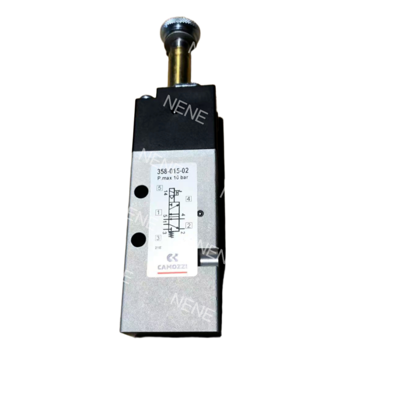 CAMOZZI  358-015-02-G77 솔레노이드 밸브 5/2 Way 1/8"  24V DC 3.1W /48V AC 3.8VA