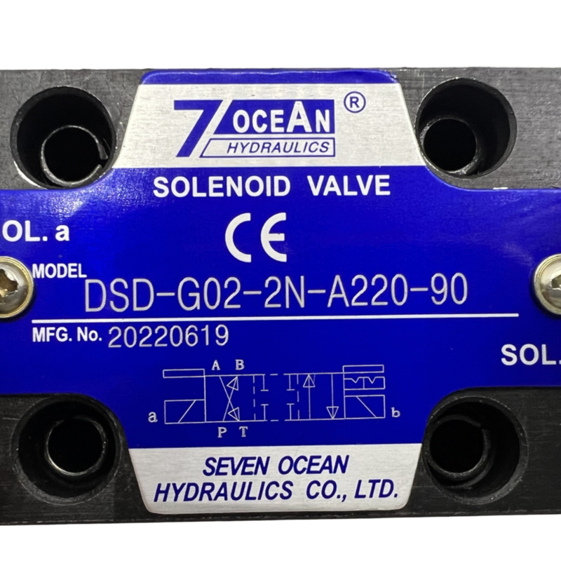 7 OCEAN Pneumatic Solenoid Valve DSD-G02-2N-A220-90 AC220 전압 방향 제어 밸브