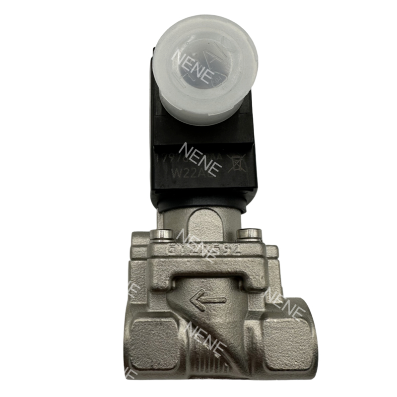 00322544/00322545/00322546 솔레노이드 작동 밸브 스테인리스 스틸 바디 G3/8 6281 타입 0.2-16bar -30~+90℃