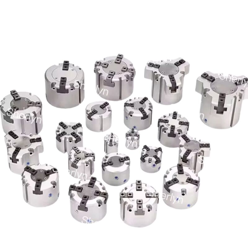 MHS2 시리즈 손가락 손톱 실린더 SMC 타입 공기 잡기/2손가락 타입 MHS2-63D