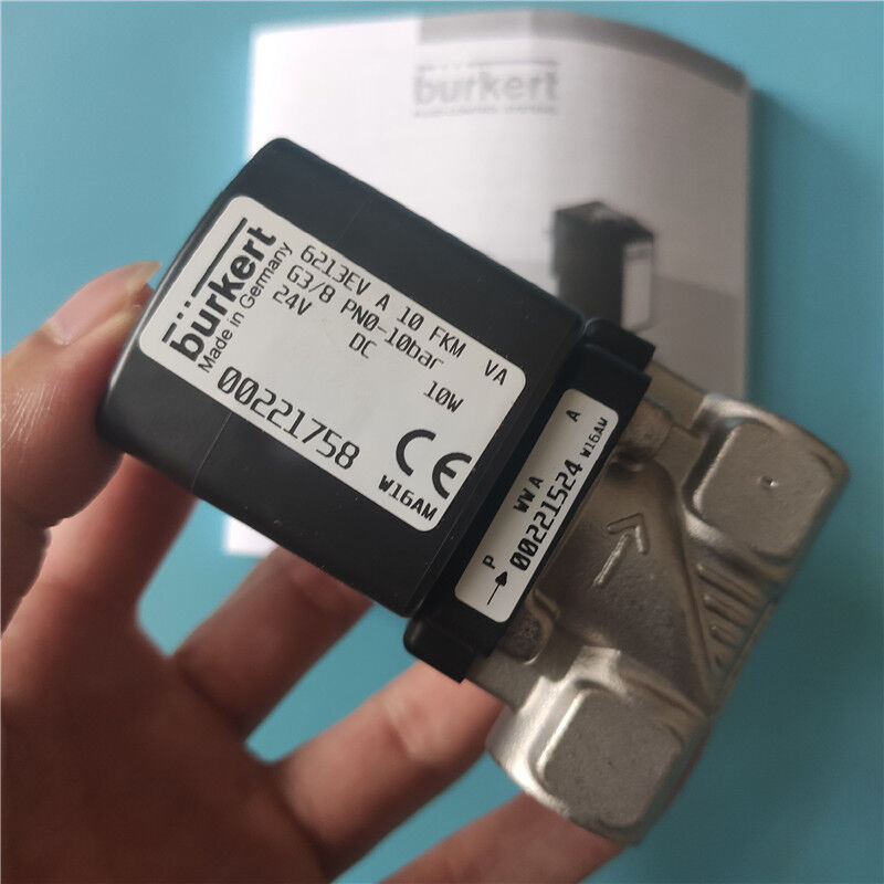 6213 Type G3/8 2/2 상시 폐쇄형 00221758 00221759 00221761 스테인리스 스틸 Burkert