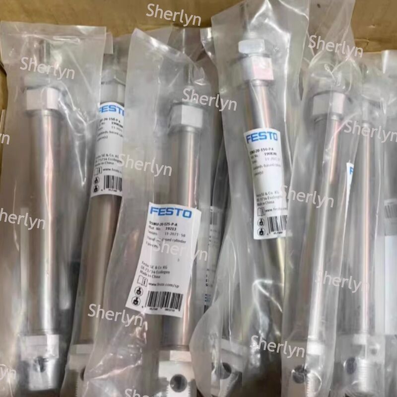 스트로크 15mm 피스톤 공기 실린더 DSNU-8-15-P-A FESTO 이중 작용 실린더 1908247