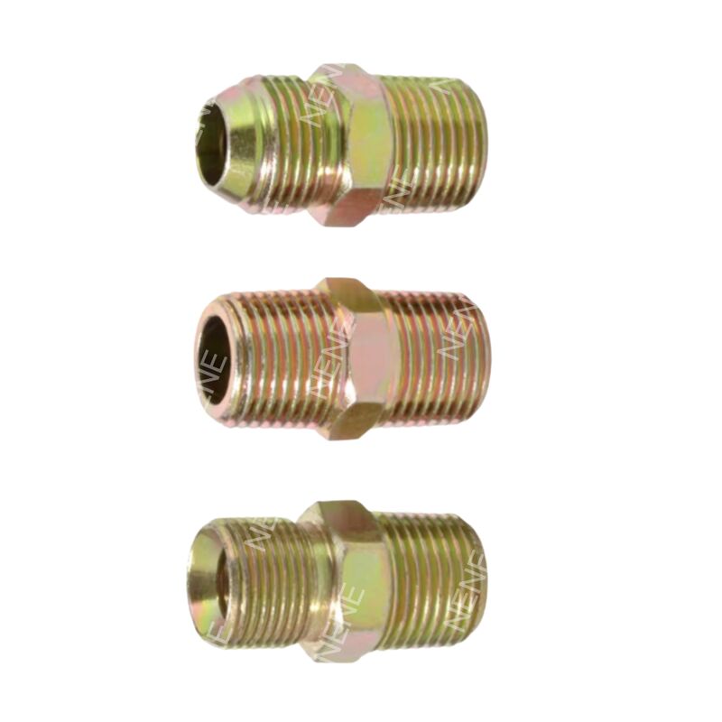 1 1/2인치 아연 도금 탄소강 공압 파이프 피팅 BSP 나사 표준 윤활유 사용 내구성 있는 연결 솔루션