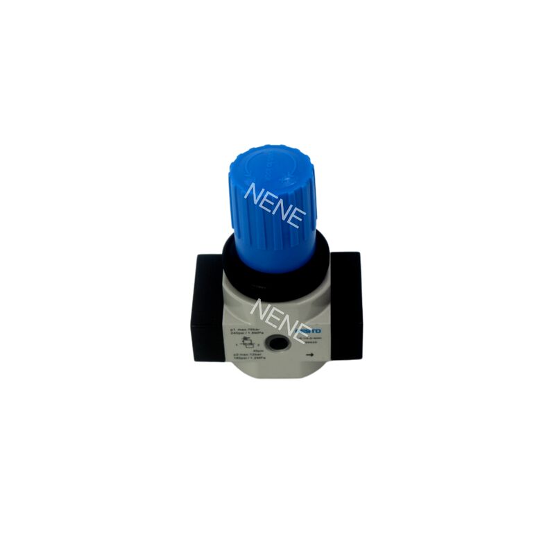 직접 작동 디아프라그마 압력 조절기 Festo LR-1/4-D-MINI-MPA 8002275 MPA 가이브 G1/4 0.5-12 바 1500L/min 잠금 로터리 단추