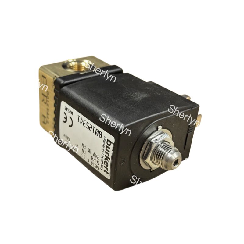 1.5W 초저전력 G1 1/4″ 25mm FKM 밀폐형 황동 솔레노이드 밸브 Burkert 00221888 24V DC 2/2 NC 0-120°C 서보 지원