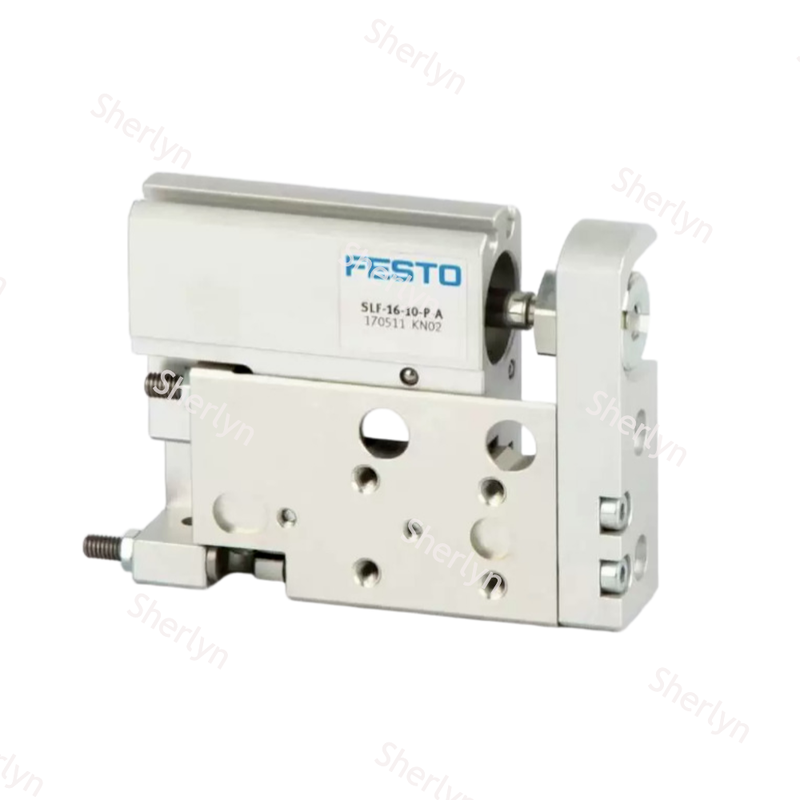 주식 FESTO 170504 SLF-6-20-P-A 얇은 프로필 미니 슬라이드 실린더 6 × 20mm 전자 테스트 장비에 대한 이중 작용 알루미늄 액추에터