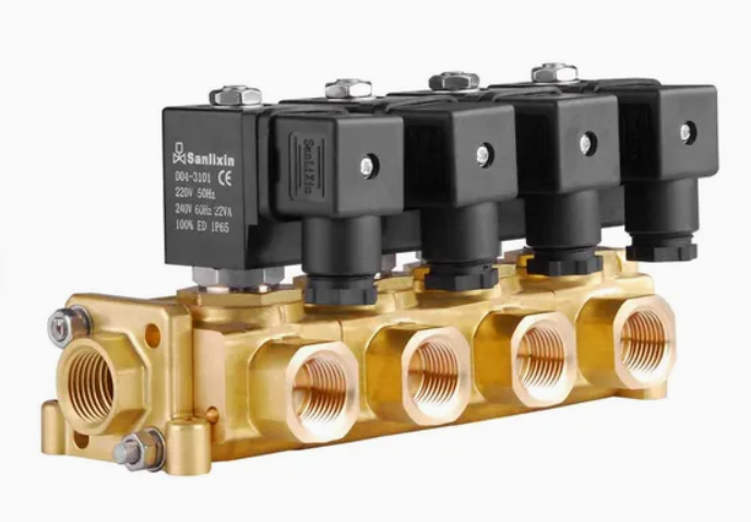 DC24V Pneumatic Solenoid Valve Brass Body FKM 플러그 산업용 Pneumatic 자동화 애플리케이션에 적합합니다 137830