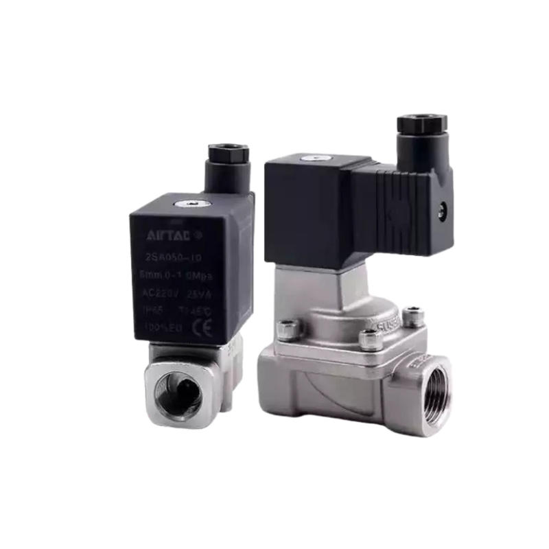 직접 리프팅 피스톤 Pneumatic 솔레노이드 밸브 24VDC 오일 매개체