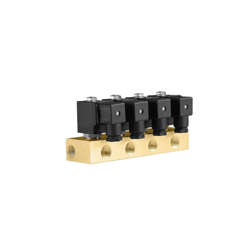 1913BA302 직동 솔레노이드 황동 밸브 1/4'' 포트 크기 2/2 방향 평상시 닫힘 EPDM 씰 재질