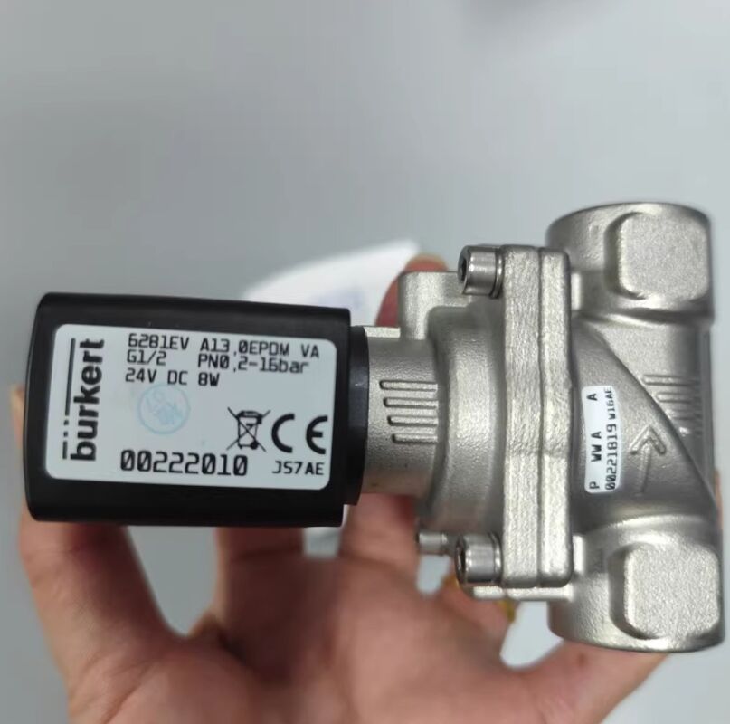 '00322529 '00322530 '00322531 Burkert 솔레노이드 밸브 유형 6281 G1/4 2/2 상시 닫힘 스테인레스 스틸 AC24V 8W