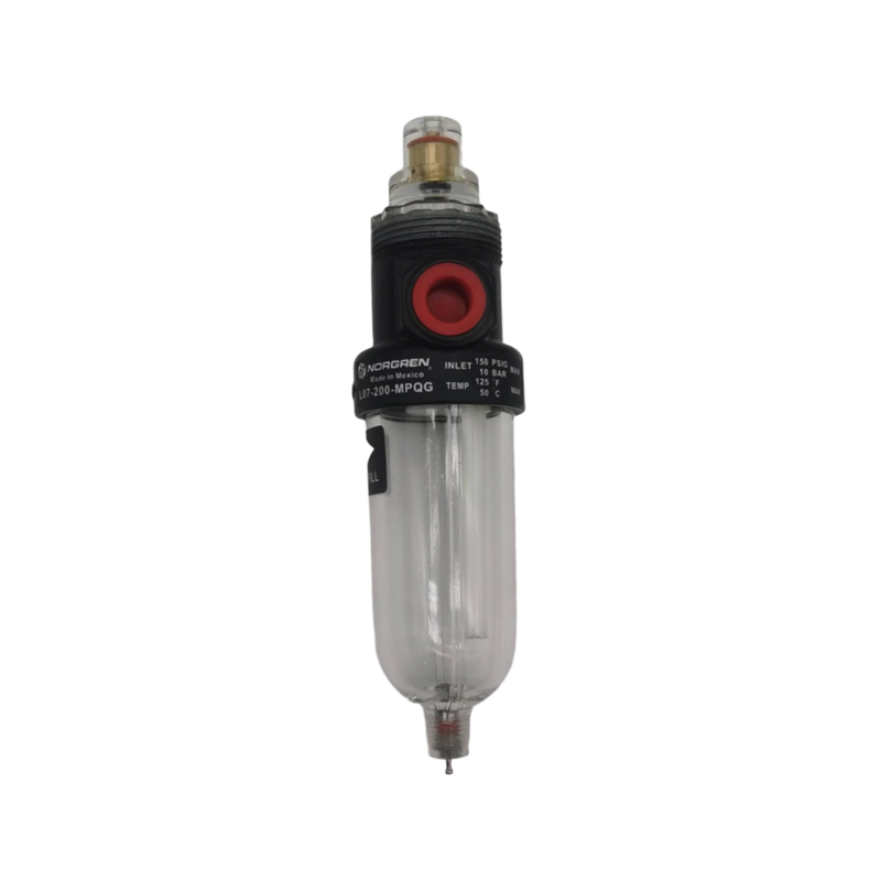 Norgren L07 Series Micro Fog Lubricator with Polycarbonate Bowl and G1/8 G1/4 Port for 10 Bar Compressed Air Systems