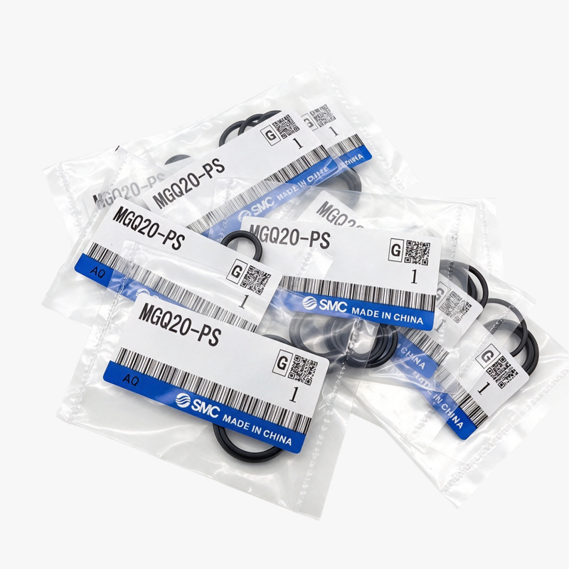 SMC MGQ20-PS Pneumatic Maintenance Seal Kit Complete Replacement Sealing Components For MGQ Series 20mm Bore Compact Guided Air Cylinder 산업 자동화 수리