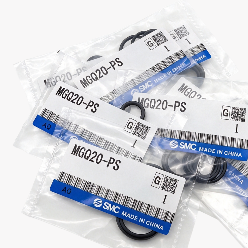 SMC MGQ12-PS 콤팩트 가이드 실린더 밀폐 수리 키트 NBR MGQ12 도어 12mm 공기 가이드 실린더 유지 보수용 피스톤 및 막대 밀폐