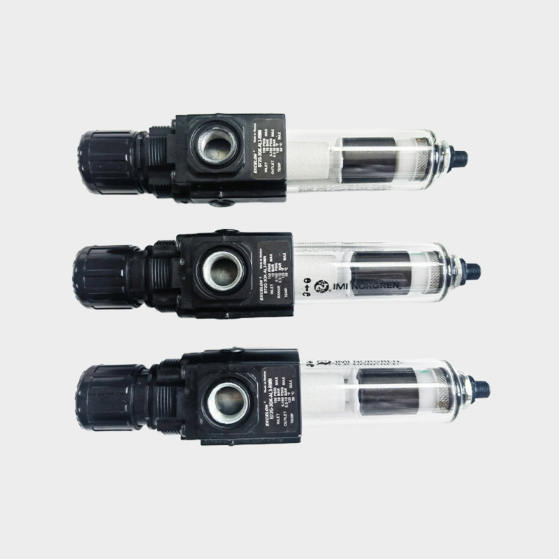 NORGREN B72G‑2GK‑QT3‑RMN B72G‑2GK‑QT1‑RMN 릴리프 공기 준비 장치 푸시‑잠금 탬퍼‑방지 노브 균형 밸브 안정적인 출력 모듈식 / 인‑라인 마운트 경량 자동화 워크스테이션용