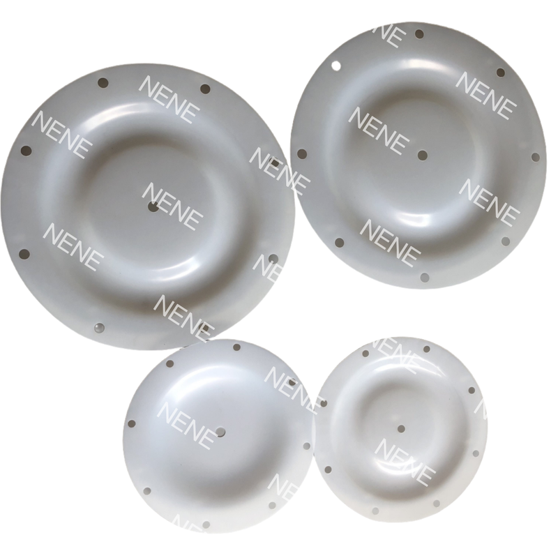 QBY80 QBY100 디아프라그마 450MM 외부 지름 8 홀 흰색 큰 흐름 막