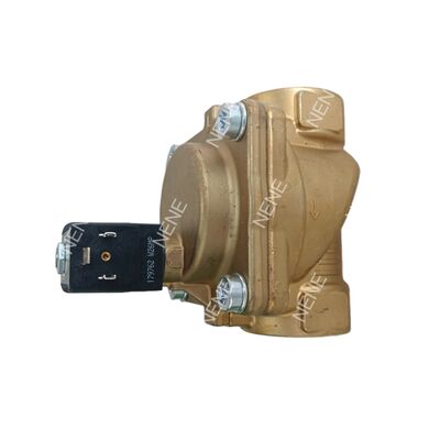 00221952 G1/2 2/2 Normally Closed 13.0 Flow Hole NBR Sealed Brass Valve Body Burkert Solenoid Valve DC24V 8W 0.2-16bar -10~+80 ℃ 6281 Type