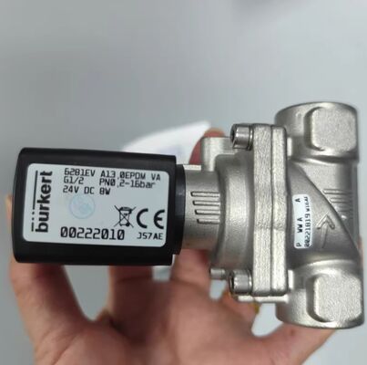 '00322529 '00322530 '00322531 Burkert 솔레노이드 밸브 유형 6281 G1/4 2/2 상시 닫힘 스테인레스 스틸 AC24V 8W
