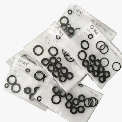 10mm ~ 40mm 보어 사이즈 및 이중 피스톤 메커니즘 공압 클램핑 액추에이터 서비스 키트용 NBR 재질 MHL2 씰 키트