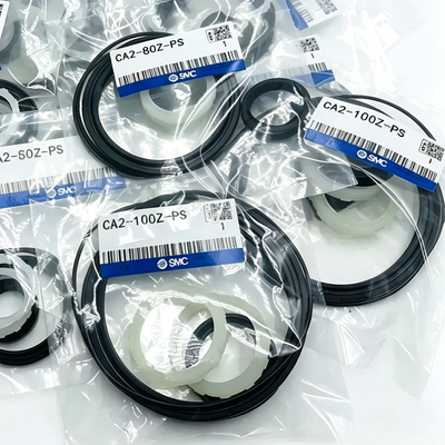 SMC Pneumatic 실린더 서비스 팩 CA2‐63Z‐PS 완전 가스켓 및 착용 저항 밀폐 공장 자동화 생산 실린더를 위한 쿠션 공기 누출을 수정