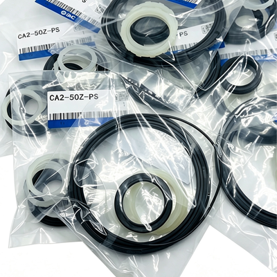 SMC CA2‐40Z‐PS 실린더 수리 키트 NBR 막대기 피스톤 쿠션 봉인 세트 40mm 구멍 CA2 표준 공기 실린더에는 윤활유 팩이 포함되어 있습니다