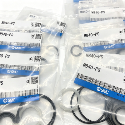SMC MB32-PS 공기 실린더 수리 봉쇄 키트 NBR MB 시리즈 32mm 뚫린 공기 실린더에 대한 봉쇄 고리